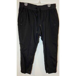 L.L. Bean Pants Hiking Outdoor Nylon Black Size Large Petite LP